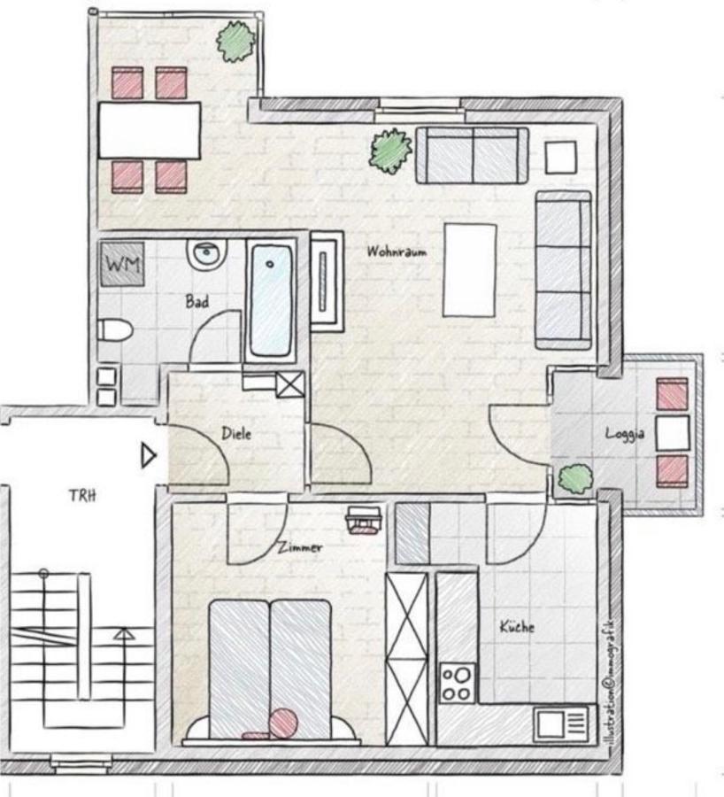 Ferienwohnung Stadtgracht 诺德霍恩 外观 照片